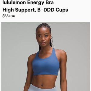 Lululemon sports bra